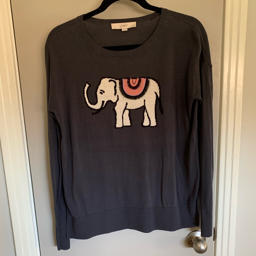Loft Elephant Sweater